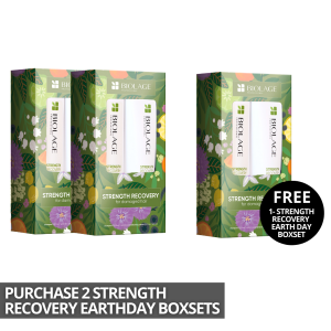 BIOLAGE STRENGTH RECOVERY EARTH KIT BUY 2 GET 1 FREE