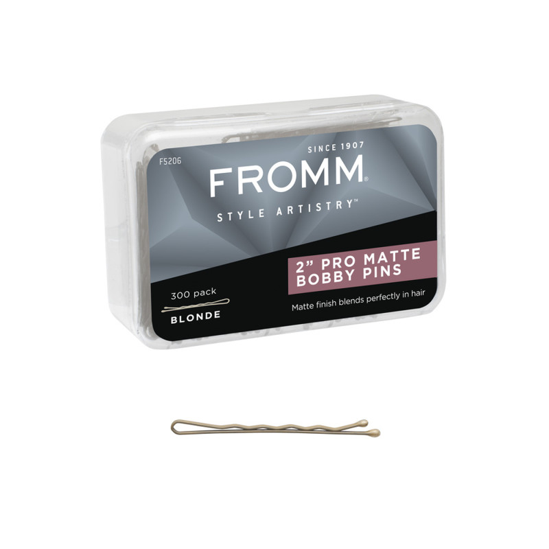 FROMM 2" BOBBY-PINS 300CT.  BLONDE