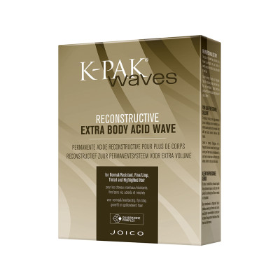 JOICO K-PAK RECONSTRUCTIVE EXTRA BODY ACID WAVE: FOR NORMAL/RESISTANT, FINE/LIMP. TINTED AND HIGHLIGHTED HAIR