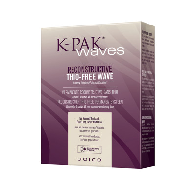 JOICO K-PAK RECONSTRUCTIVE THIO-FREE WAVE: FOR NORMAL/RESISTANT, FINE/LIMP, GRAY/WHITE HAIR