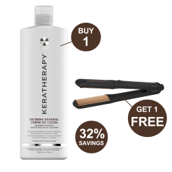 KERATHERAPY CREME DE COCOA WITH FLAT IRON DEAL