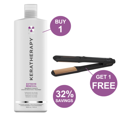 KERATHERAPY EXTREME RENEWAL WITH FLAT IRON DEAL