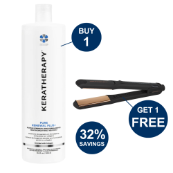 KERATHERAPY PURE RENEWAL PLUS WITH FLAT IRON DEAL