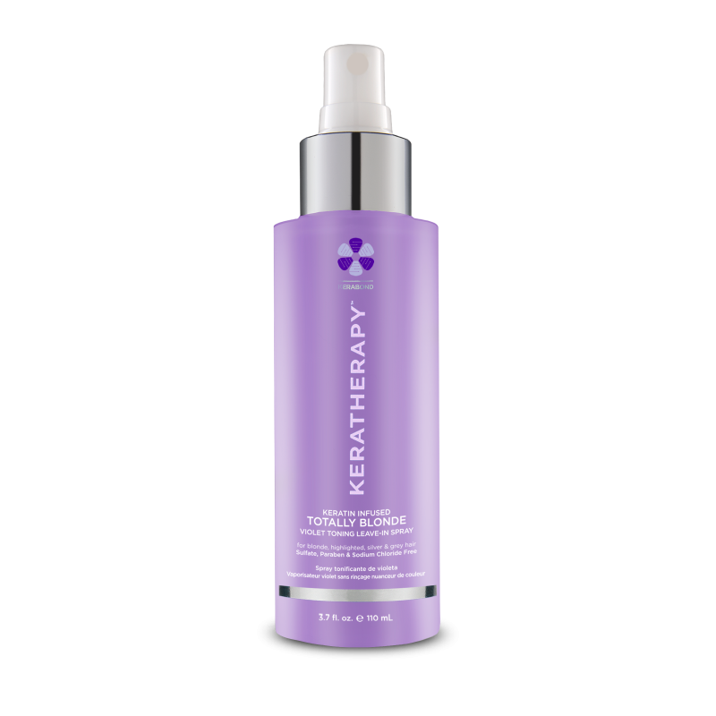 KERATHERAPY TOTALLY BLONDE TONING LEAVE IN SPRAY 3.7OZ