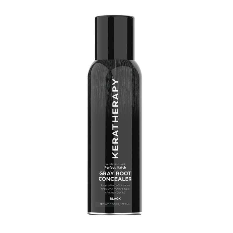 KERATHERAPY KERATIN INFUSED PERFECT MATCH ROOT CONCEALER  BLACK
