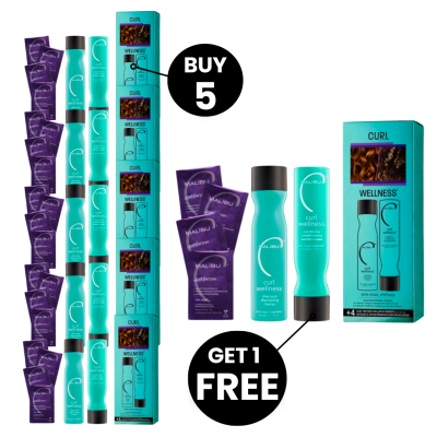 MALIBU C CURL WELL COLLECTION KIT BUY 5 GET 1 FREE