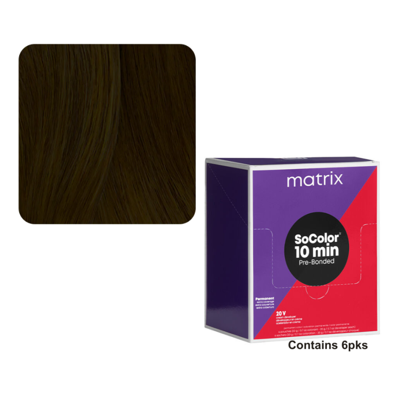 MATRIX SOCOLOR 10 MINUTE PERMANENT HAIR COLOR BOX 504N