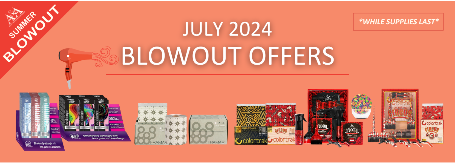 JULY BLOWOUT OFFERS BANNER 2024