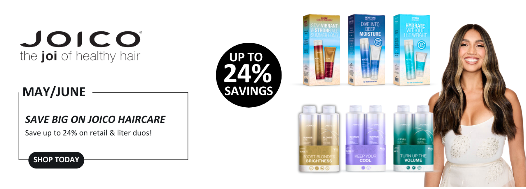 JOICO RETAIL AND LITER DUO OFFERS MAY