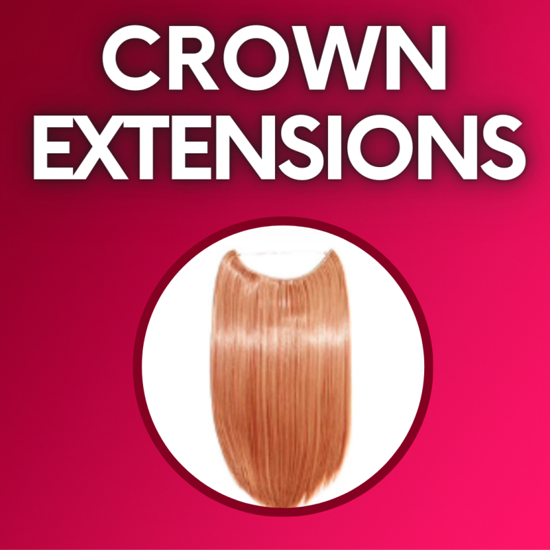 BABE 18" CROWN HAIR EXTENSIONS #12/600 CAROLINE 