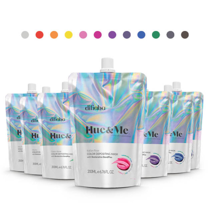  DIFIABA HUE & ME COLOR DEPOSITING MASK WILD BERRY