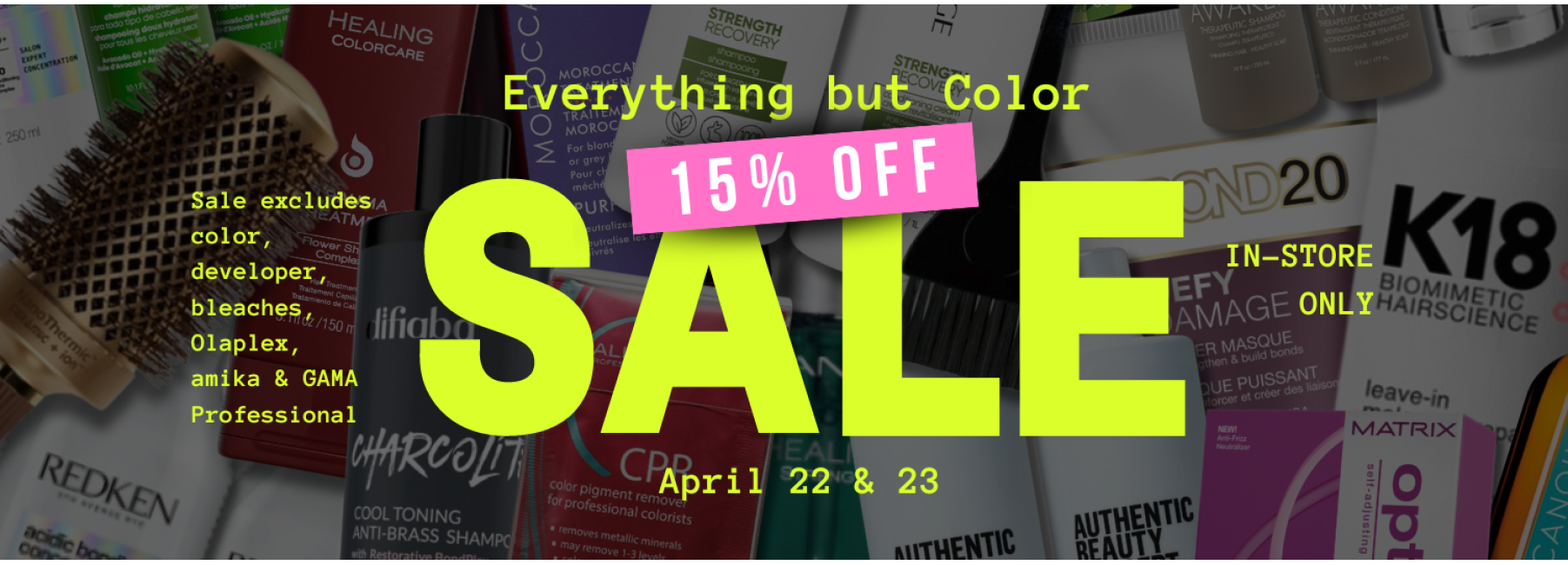 Everything but Color Sale 2024